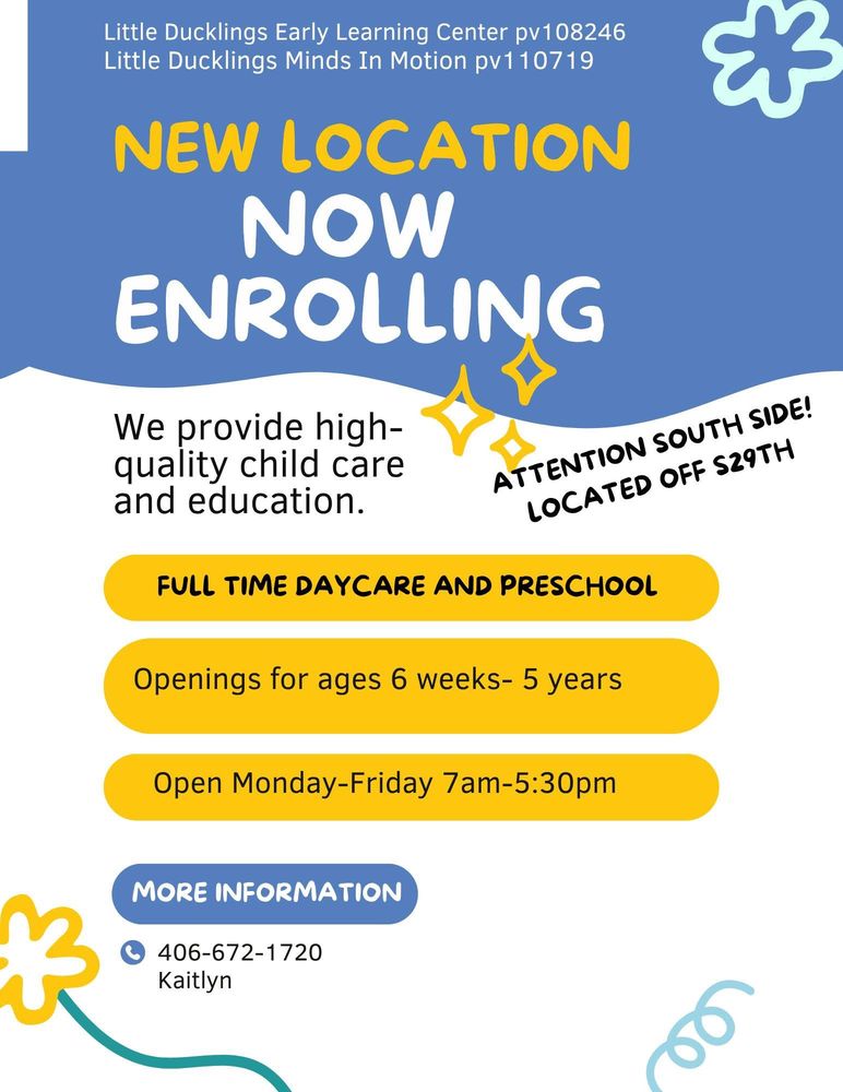 Little Ducklings Early Learning Center - childcare center in Billings, MT