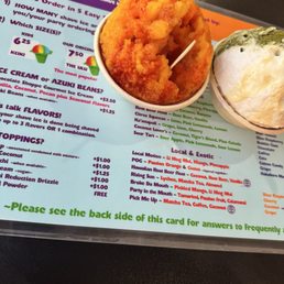 Mango habanero and a Ube, coconut with matcha combo. Mango habanero and a Ube, coconut with matcha combo.