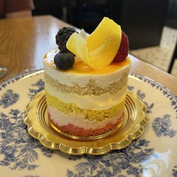 Gourmandise The Bakery - Queen Emma Mousse. Layers of tropical cakes & mousse (guava, passion fruit cake & coconut cake) So light and fluffy! - Bakeries Near Me - American Fork, Utah Gourmandise The Bakery - Queen Emma Mousse. Layers of tropical cakes & mousse (guava, passion fruit cake & coconut cake) So light and fluffy! - Bakeries Near Me - American Fork, Utah