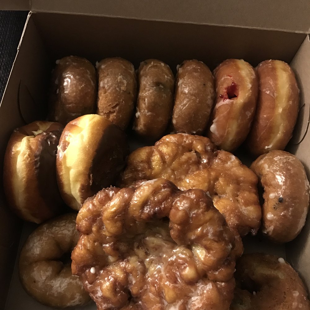 Donut Hut - Blueberry Cake, Glazed Raspberry Filled Donut, Boston Cream and Apple Fritter - Donuts Near Me - Las Vegas, Nevada Donut Hut - Blueberry Cake, Glazed Raspberry Filled Donut, Boston Cream and Apple Fritter - Donuts Near Me - Las Vegas, Nevada