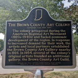 Brown County Art Colony Historical Marker - Brown County Art Colony Historical Marker, Nashville