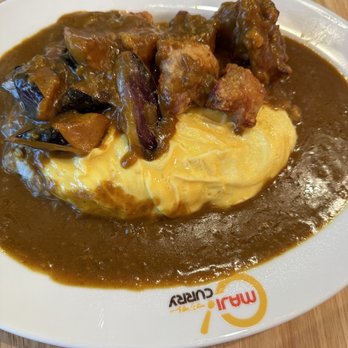 MAJI Curry - Fried chicken and eggplant omelette curry - Japanese Curry Near Me - Irvine, California