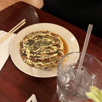 Yamato Japanese Restaurant - Okonomiyaki aka heaven in your mouth haha - a Japanese pancake with stuff like cabbage, meat, and seafood with sauce on top. - Japanese Near Me - Orem, Utah Yamato Japanese Restaurant - Okonomiyaki aka heaven in your mouth haha - a Japanese pancake with stuff like cabbage, meat, and seafood with sauce on top. - Japanese Near Me - Orem, Utah