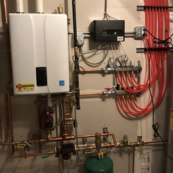 Navien Tankless Boiler For Radiant Floor Heat Application Yelp