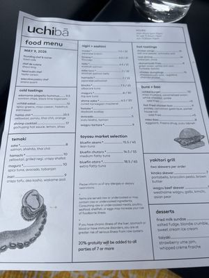 Menu photo 6 Uchiba Charlotte Charlotte, NC Menu photo 6 Uchiba Charlotte Charlotte, NC