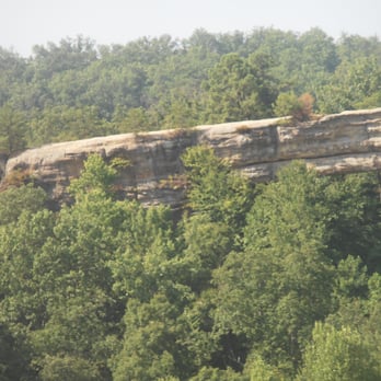 Natural Bridge State Resort Park - The Natural Bridge in the distance - Parks Near Me - Slade, Kentucky
