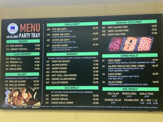 Menu photo 1 Basa Seafood Express Castro Valley, CA Menu photo 1 Basa Seafood Express Castro Valley, CA