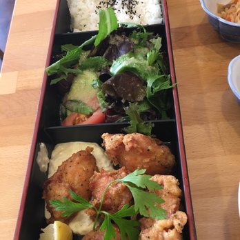 Jinbei - Karaage lunch bento box - Japanese Near Me - Irvine, California