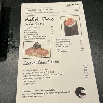 Shinn East - Sushi Bars Near Me - New York, New York Shinn East - Sushi Bars Near Me - New York, New York
