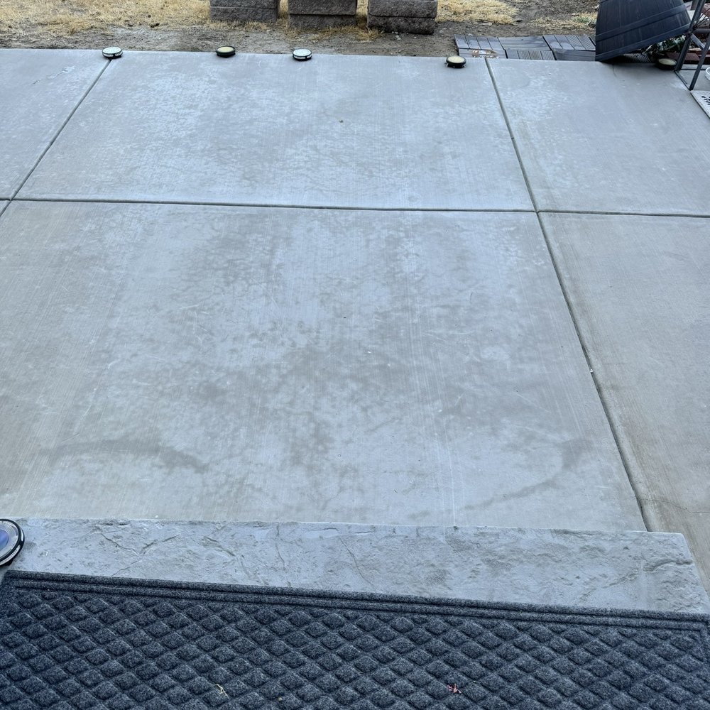 Stains after redoing the steps