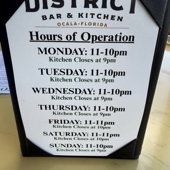 District Bar and Kitchen - Bars Near Me - Ocala, Florida