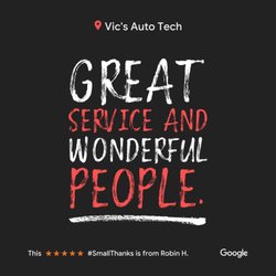 Vic's Auto Tech - Let us help you with all your car needs