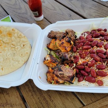 Kabobs Bowl - Lamb & Chicken Plate - Food Trucks Near Me Kabobs Bowl - Lamb & Chicken Plate - Food Trucks Near Me