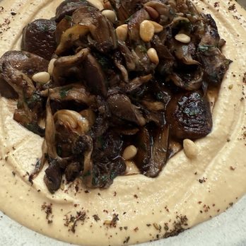 Rumis Kitchen - Roasted mushroom humus - Persian/Iranian Near Me - Houston, Texas