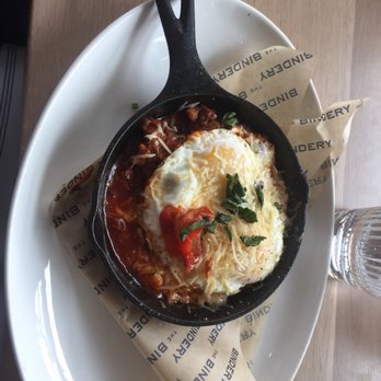 The Bindery - Impossible to pronounce but chorizo grit and egg deliciousness - New American Near Me - Denver, Colorado The Bindery - Impossible to pronounce but chorizo grit and egg deliciousness - New American Near Me - Denver, Colorado