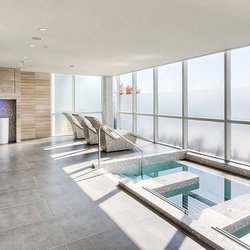KJ Installations, Inc. - Commercial Window Treatments - Four Seasons Hotel Baltimore - Solar Shading in Spa
