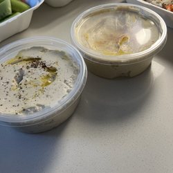 Aida's Mediterranean Bistro - Babaghanouj and hummus