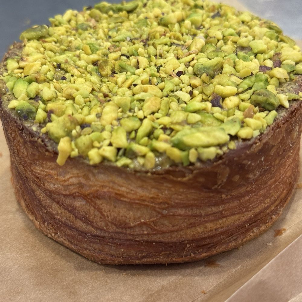 Bastion Bakery - Pistachio topped & filled - subtle - Bakeries Near Me - Los Angeles, California