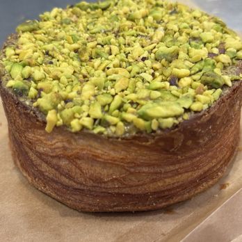 Bastion Bakery - Pistachio topped & filled - subtle - Bakeries Near Me - Los Angeles, California