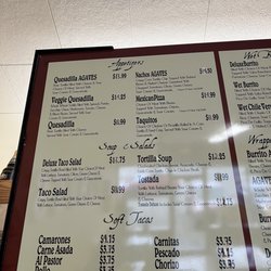 Agave Taqueria - Appetizers, Soups and Salads and Soft Taco Options