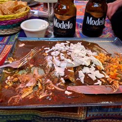 Karisma - Chicken Molè Enchiladas. The molè was the best that I had during the week and we shared several different molè dishes.