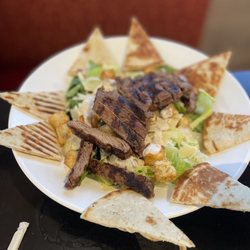 Runway Diner - Steak Caesar Salad.  Good!