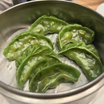 Chi Lin Asian Eatery - The seasonal jade dumplings explains itself with its color. - Ramen Near Me - Aurora, Colorado