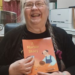 Dab Hand - Book 1 of the Marble Story Books.  Book 2 is out now and Book 3 is arriving soon!