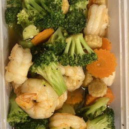 Oyster Sauce with Broccoli & Shrimp