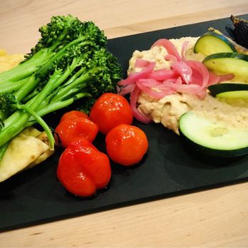 Lakeview Taphouse - Thumbs up for the better than expected Veggie Hummus board. - Salad Near Me - Lake Oswego, Oregon