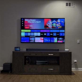 David AV Installations - 77" LG G5 OLED with Samsung Q990F Dolby system. - TV Mounting Near Me - Los Angeles, California