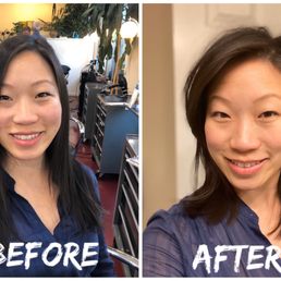 Before and after! Haircut by Kelly Rae Before and after! Haircut by Kelly Rae
