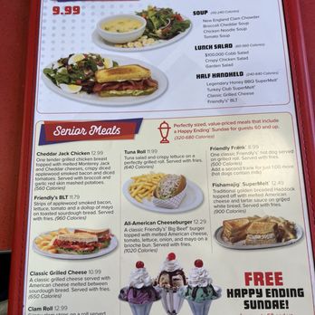 Friendly's - Menu - Burgers Near Me - Nottingham, Maryland
