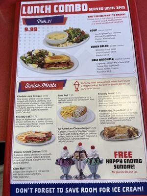 Menu photo 1 Friendly's Nottingham, MD