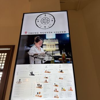Trung Nguyen Legend - Menu - Coffee & Tea Near Me - San Jose, California Trung Nguyen Legend - Menu - Coffee & Tea Near Me - San Jose, California