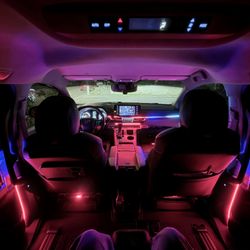 PVT Shuttle - Sophisticated ambient lighting for entertainment purposes.
