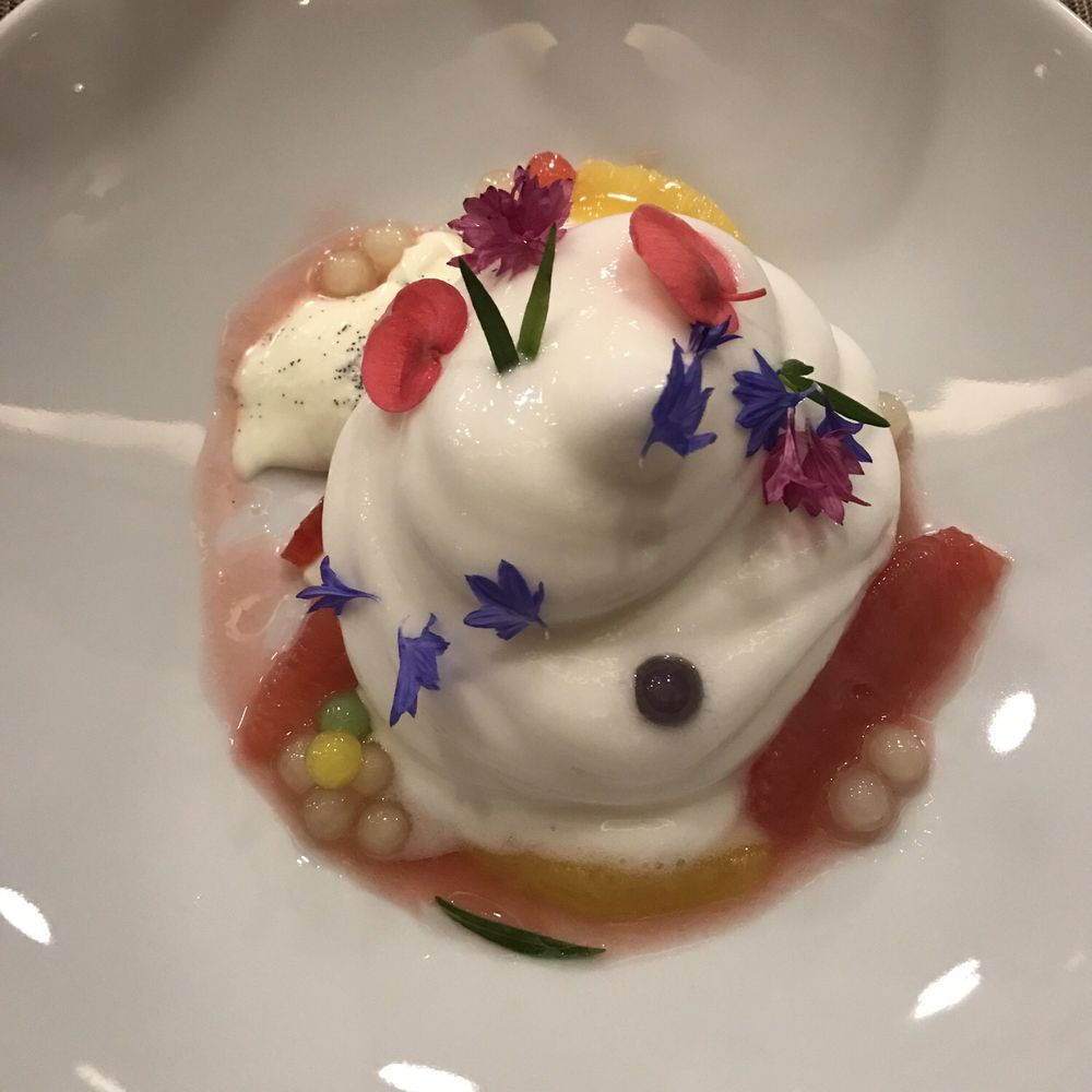 Chefs Club - Bryce Shuman's Champagne Panna Cotta - New American Near Me - Aspen, Colorado Chefs Club - Bryce Shuman's Champagne Panna Cotta - New American Near Me - Aspen, Colorado