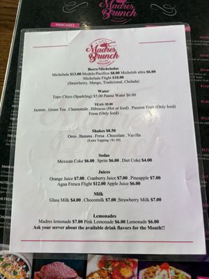 Menu photo 2 Madres Brunch Monrovia, CA Menu photo 2 Madres Brunch Monrovia, CA