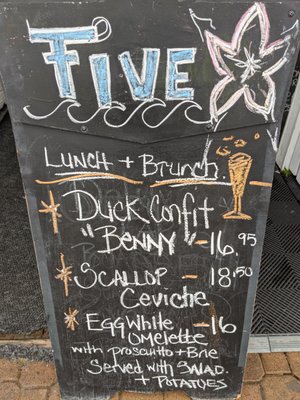 Menu photo 3 Five White Rock, BC