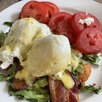 Shorehouse Kitchen - Parmesan risotto Benedict - Coffee & Tea Near Me - La Jolla, California Shorehouse Kitchen - Parmesan risotto Benedict - Coffee & Tea Near Me - La Jolla, California