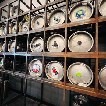 Craft 96 Draught House + Kitchen - a wall of kegs - American Near Me - Mont Belvieu, Texas Craft 96 Draught House + Kitchen - a wall of kegs - American Near Me - Mont Belvieu, Texas