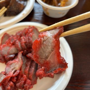 Monja Taiker - Red grained pork seems a little bit too red?! - Taiwanese Near Me - Arcadia, California Monja Taiker - Red grained pork seems a little bit too red?! - Taiwanese Near Me - Arcadia, California