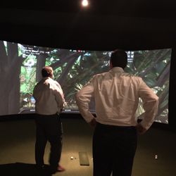 Oakwood Virtual Golf - Curved wide screen