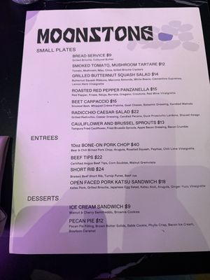 Menu photo 2 Moonstone Kansas City, MO Menu photo 2 Moonstone Kansas City, MO