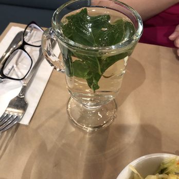 Oren's Hummus - Mint Tea - simple but refreshing - Mediterranean Near Me - San Francisco, California