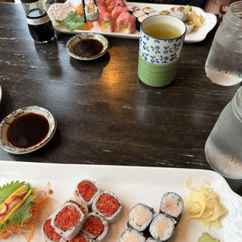 Ginza - Rolls and sashimi w/ gluten free soy sauce - Sushi Bars Near Me - Philadelphia, Pennsylvania Ginza - Rolls and sashimi w/ gluten free soy sauce - Sushi Bars Near Me - Philadelphia, Pennsylvania