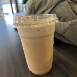 Kitt's Café & Gandalf's Garden - Carmel latte- cold and refreshing