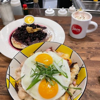 Jam Cafe on Beatty - Charlie bowl and blueberry hill pancakes - Breakfast & Brunch Near Me - Vancouver, British Columbia Jam Cafe on Beatty - Charlie bowl and blueberry hill pancakes - Breakfast & Brunch Near Me - Vancouver, British Columbia