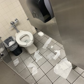Food4Less - a toilet in a public restroom - Grocery Near Me - Pico Rivera, California