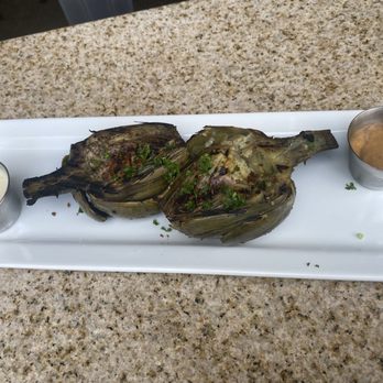 Rincon Brewery - Grilled Seasonal Artichoke - Breweries Near Me - Carpinteria, California